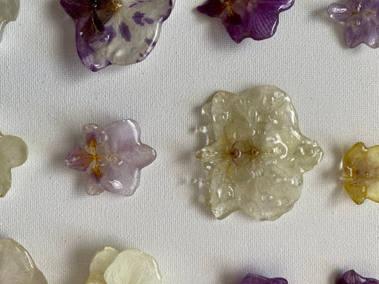 Orchid necklace